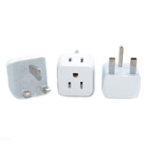 Ceptics CT-9C USA to Most of Europe Travel Adapter Plug - Type C (3 Pack) - Dual Inputs - Ultra Compact (Does Not Convert Voltage)